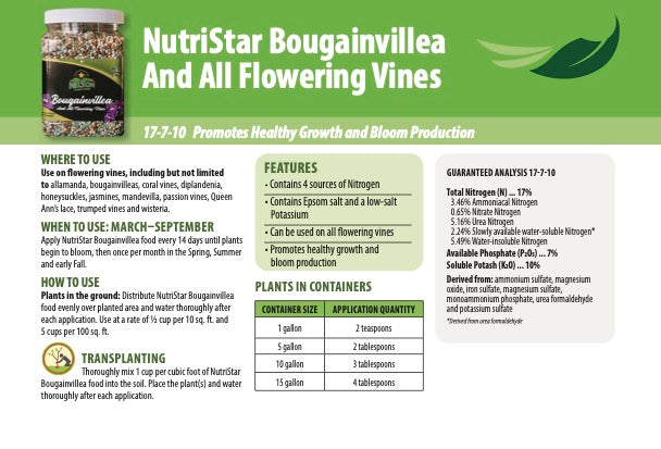best fertilizer for bougainvillea plant Nelson Plant Food - Bougainvillea Fertilizer - Outdoor And Indoor Plant Fertilizer - All Purpose Plant Food For Vines