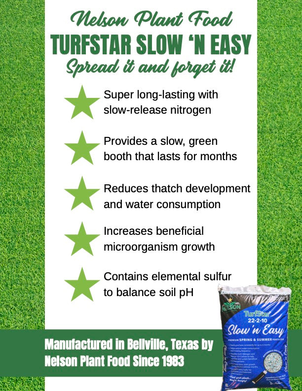 plant fertilizer slow release TurfStar Slow 'n Easy