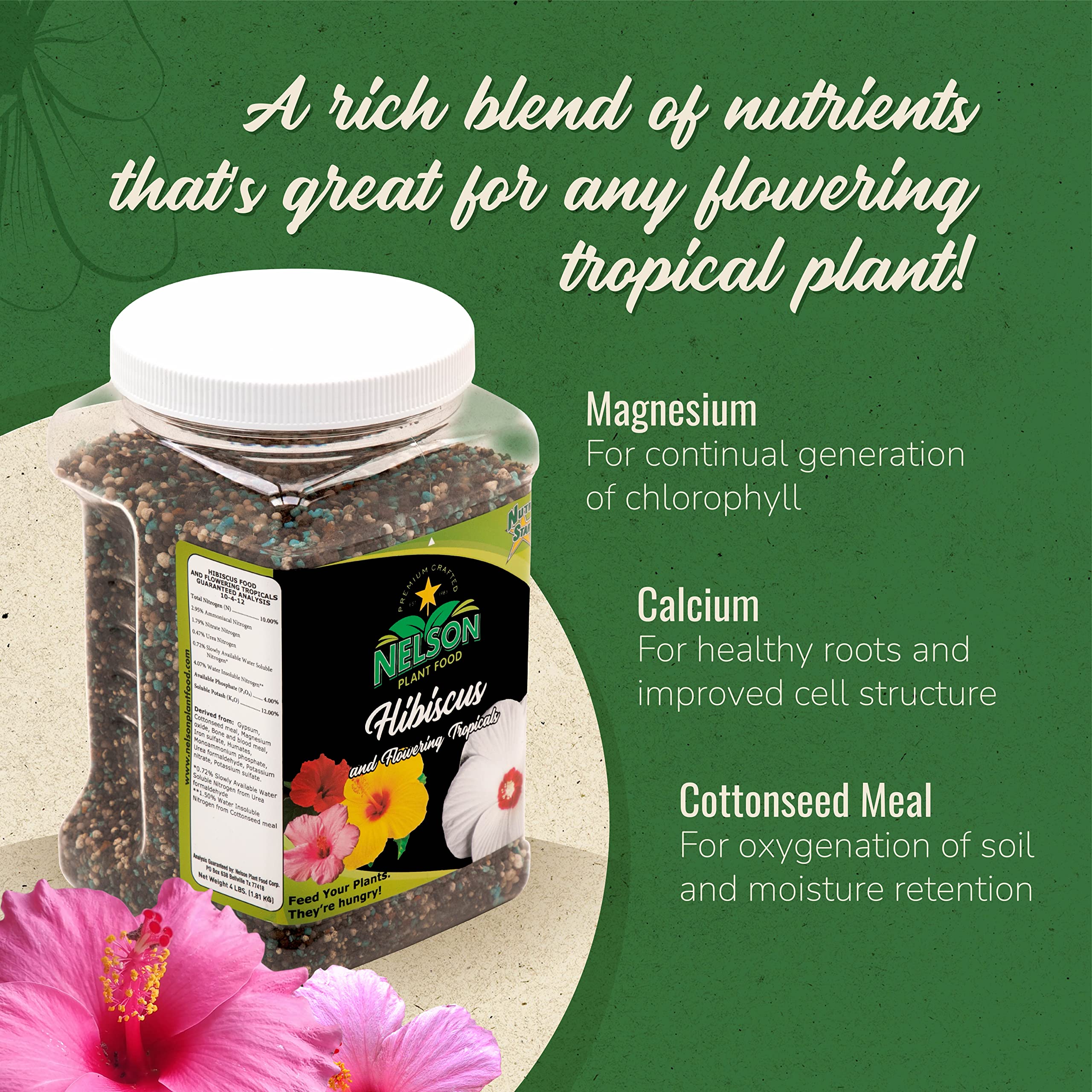 NutriStar Hibiscus Nelson Plant Food