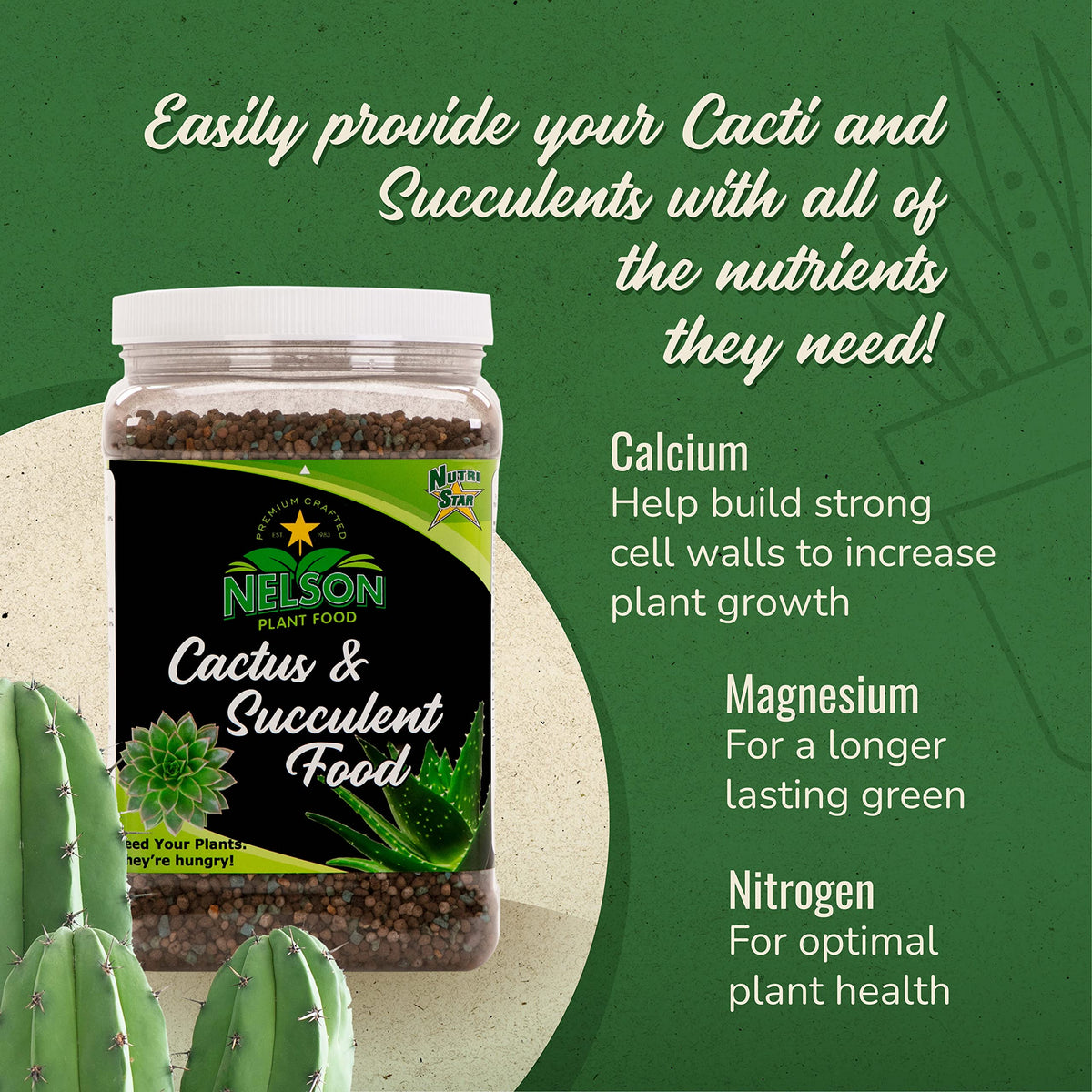 black gold succulent mix NutriStar Cactus and Succulent