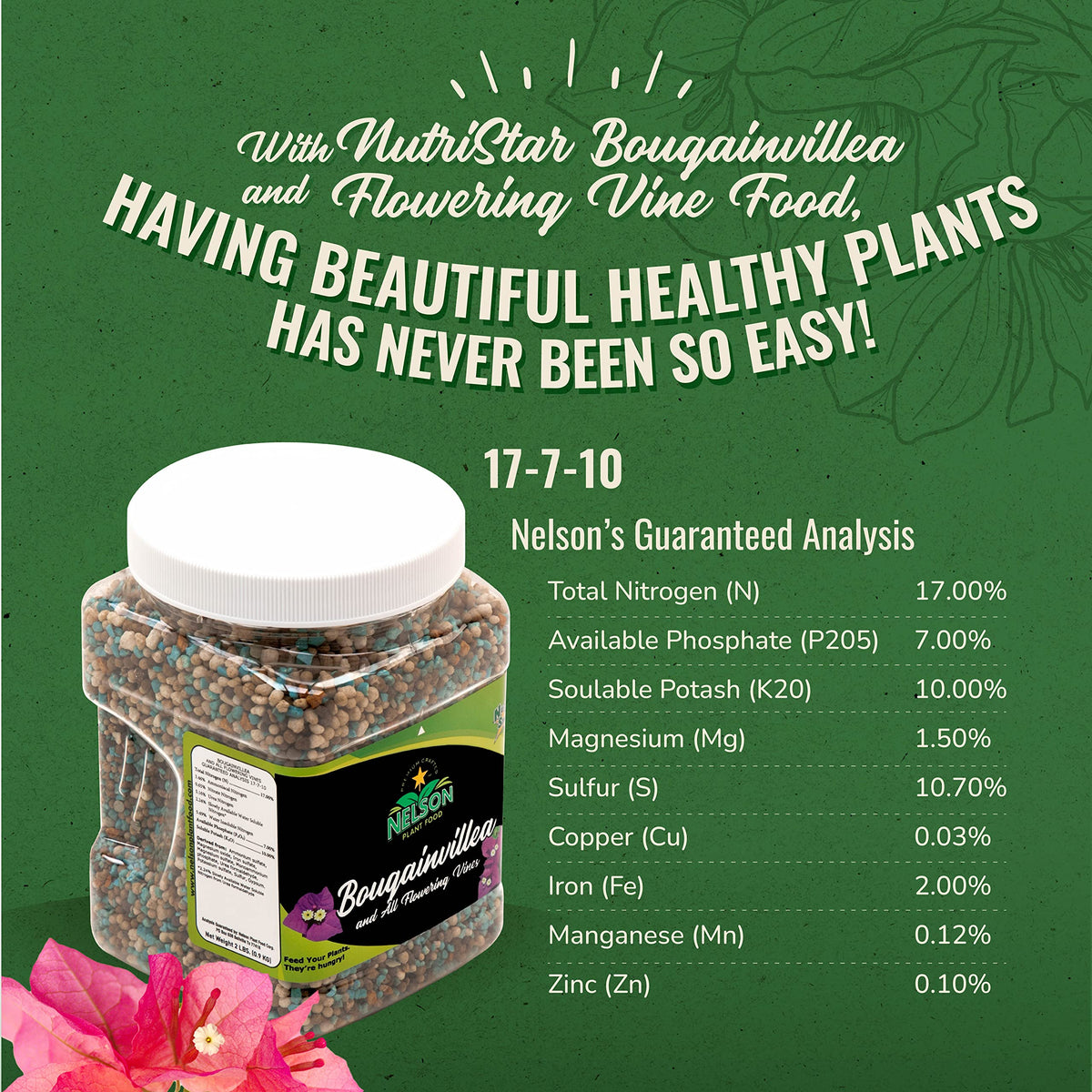 Bougainvillea Fertilizer - Outdoor and Indoor Plant Fertilizer