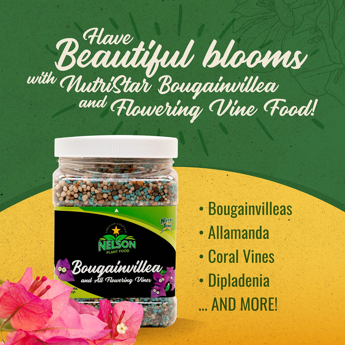 Bougainvillea Fertilizer - Outdoor and Indoor Plant Fertilizer