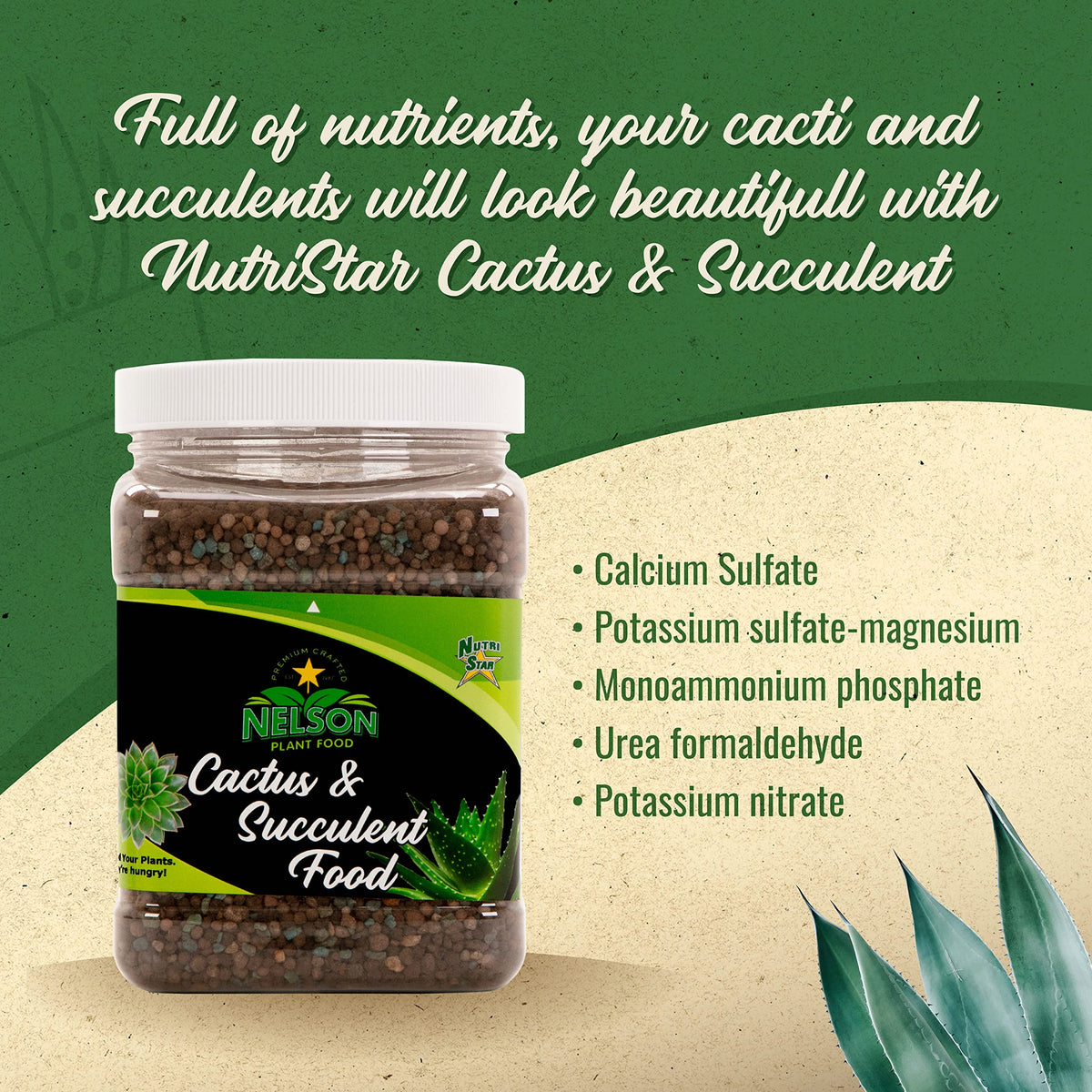 can i use regular plant food for succulents NutriStar Cactus and Succulent